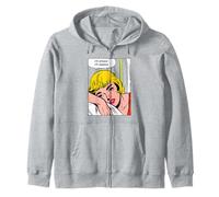 J'Ai Peur D'être Réveillé Retro Comic Funny Quote Sweat à Capuche