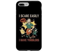 J'Ai Peur Facilement, J'Ai des Tout-Petits, Halloween, Une Jeune Maman effrayante Coque pour iPhone 7 Plus/8 Plus