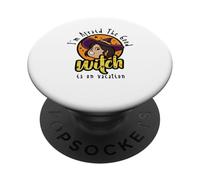 J'ai peur que la bonne sorcière soit en vacances PopSockets PopGrip Adhésif
