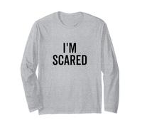 J'Ai Peur Que Les fantômes et Les citrouilles d'halloween soient drôles Manche Longue