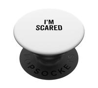 J'Ai Peur Que Les fantômes et Les citrouilles d'halloween soient drôles PopSockets PopGrip Adhésif
