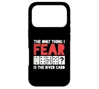 J'Ai Peur Seulement la rivière Carte Joueur de Poker Peur Poker Coque pour iPhone 17 Pro