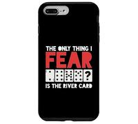 J'Ai Peur Seulement la rivière Carte Joueur de Poker Peur Poker Coque pour iPhone 7 Plus/8 Plus