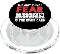 J'Ai Peur Seulement la rivière Carte Joueur de Poker Peur Poker PopSockets PopGrip pour MagSafe