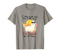 J'ai peut-être l'air calme mais dans ma tête je t'ai giflé lama T-Shirt