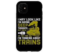 J'Ai Peut-être l'air d'avoir des pensées Profondes, mais 99% du Temps Coque pour iPhone 11