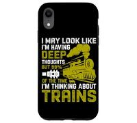 J'Ai Peut-être l'air d'avoir des pensées Profondes, mais 99% du Temps Coque pour iPhone XR
