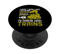 J'Ai Peut-être l'air d'avoir des pensées Profondes, mais 99% du Temps PopSockets PopGrip Adhésif