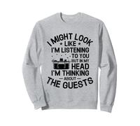 J'ai peut-être l'air d'écouter, je pense aux invités Sweatshirt