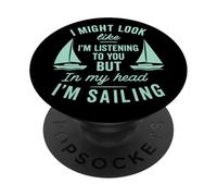 J'Ai Peut-être l'air d'écouter, mais dans ma tête, Je navigue PopSockets PopGrip Adhésif