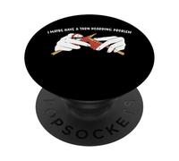 J'Ai Peut-être Un problème de thésaurisation de Laine à Tricoter PopSockets PopGrip Adhésif
