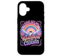 J'Ai placé Mon Arc-en-Ciel dans Les Nuages, scène vibrante Coque pour iPhone 16