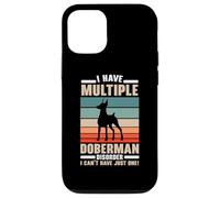 J'Ai Plusieurs Troubles de Doberman Dog Lover Puppy Paw Love Coque pour iPhone 12/12 Pro