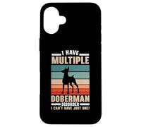 J'Ai Plusieurs Troubles de Doberman Dog Lover Puppy Paw Love Coque pour iPhone 16 Plus