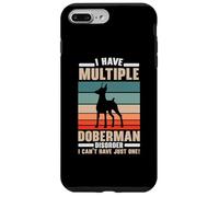 J'Ai Plusieurs Troubles de Doberman Dog Lover Puppy Paw Love Coque pour iPhone 7 Plus/8 Plus
