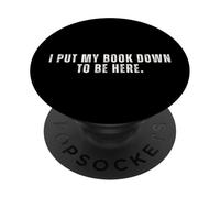 J'Ai posé Mon Livre pour être Ici - Bookish Reader PopSockets PopGrip Adhésif