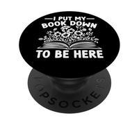 J'Ai posé Mon Livre pour être Ici PopSockets PopGrip Adhésif