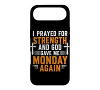 J'Ai prié pour Avoir de la Force et Dieu m'a redonné Le Christ Lundi Coque pour iPhone Air