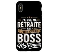 J'Ai Pris Ma Retraite Nouveau Boss Coque pour iPhone X/XS