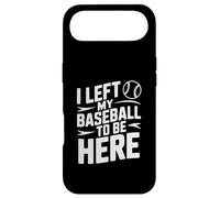 J'Ai quitté ma Balle de Baseball pour être Ici Coque pour iPhone Air