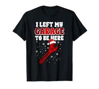 J'Ai quitté Mon Garage pour être Ici Funny Mechanic Christmas T-Shirt
