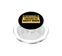 J'Ai regardé The Safety Video Work Sarcasm Funny Work PopSockets PopGrip pour MagSafe