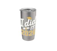 J'ai réussi ! Célébration de diplôme 2026 Gobelet isotherme en acier inoxydable double paroi