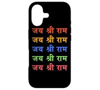 Jai Shree Ram Diwali Art, Lord Rama Hindou God Design Hindi Coque pour iPhone 17