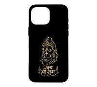 Jai Shree Ram Hanuman Dieu Hindou Faith Cadeau de dévotion Coque pour iPhone 16 Pro Max