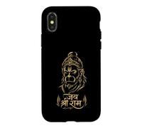 Jai Shree Ram Hanuman Dieu Hindou Faith Cadeau de dévotion Coque pour iPhone X/XS
