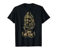 Jai Shree Ram Hanuman Dieu Hindou Faith Cadeau de dévotion T-Shirt