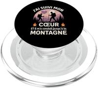 J'Ai Suivi Mon Coeur Et Il m'a Conduit Jusqu'à La Montagne PopSockets PopGrip pour MagSafe
