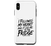 J'ai suivi mon cœur et il m'a mené au frigo Coque pour iPhone XS Max