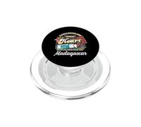 J'Ai Suivi Mon cœur, il m'a mené aux Vacances à Madagascar PopSockets PopGrip pour MagSafe