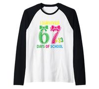 J'Ai survécu à 100 Jours d'école 67 + 33 Manche Raglan