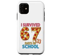 J'Ai survécu à 100 Jours d'école 67 + 33 Pizzas Coque pour iPhone 11