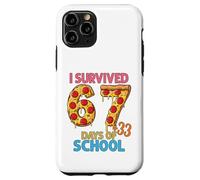 J'Ai survécu à 100 Jours d'école 67 + 33 Pizzas Coque pour iPhone 11 Pro