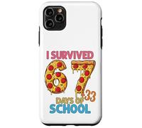 J'Ai survécu à 100 Jours d'école 67 + 33 Pizzas Coque pour iPhone 11 Pro Max