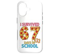 J'Ai survécu à 100 Jours d'école 67 + 33 Pizzas Coque pour iPhone 17