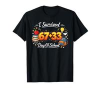 J'Ai survécu à 100 Jours d'école 67 Six Sept élèves T-Shirt