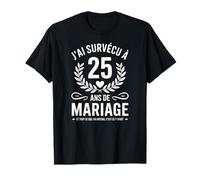 J'Ai Survécu À 25 Ans De Mariage T-Shirt