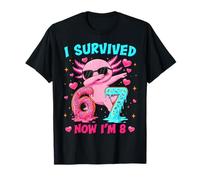 J'Ai survécu à 6 7 Maintenant, J'Ai 8 Ans, Une Jolie Fille et Un garçon de 8e Anniversaire d'Axolotl T-Shirt