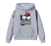J'Ai survécu à 67 + 33 Jours d'école ! Sweat à Capuche imprimé pour Le 100e Jour d'école (garçons et Filles), Manches Longues.#M