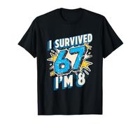 J'Ai survécu à 67 Ans, J'Ai 8 Ans, mème drôle de fête T-Shirt