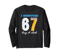 J'Ai survécu à 67 Ans, Six Jours et Sept Jours d'école Manche Longue