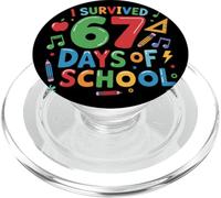 J'Ai survécu à 67 Jours de réussite Scolaire PopSockets PopGrip pour MagSafe
