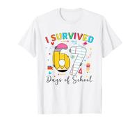 J'Ai survécu à 67 Jours d'école Amusant Meme Six Seven 6-7 Matching T-Shirt
