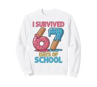 J'Ai survécu à 67 Jours d'école : crème glacée Six Seven Teacher Sweatshirt