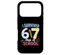 J'Ai survécu à 67 Jours d'école, d'élèves, de professeurs, de Six à Sept Coque pour iPhone 17 Pro
