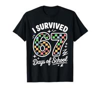 J'Ai survécu à 67 Jours d'école Funny 67 Teachers Students T-Shirt